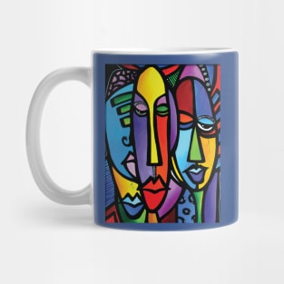 Abstract Face Colorful 2 Mug